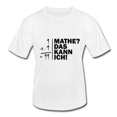 Schulabschluss T-Shirt - MATHE KANN ICH 1+1 Abi Abitur Abschluss Schule