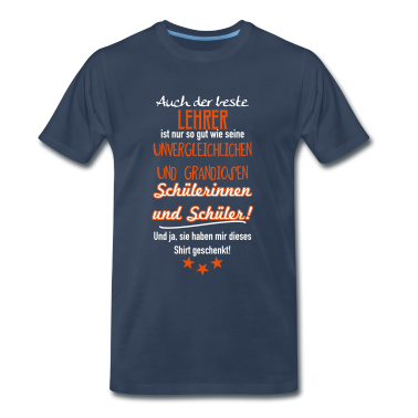 Schulabschluss T-Shirt - Bester Lehrer Shirt
