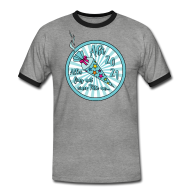 Schulabschluss T-Shirt - Abi 2021 Alles fing mit einer Tüte an Abitur Motto