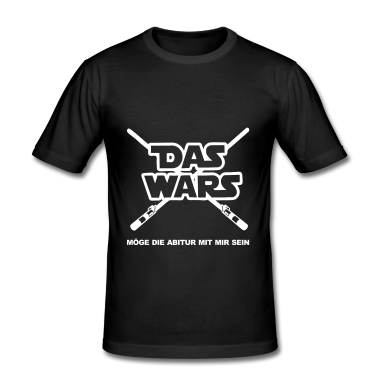 Schulabschluss T-Shirt - Das Wars Abitur Geschenk Shirt