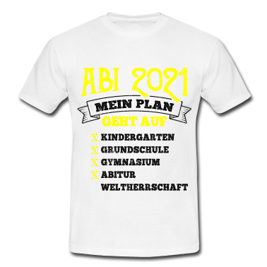 Schulabschluss T-Shirt - Abi bestanden 2021 - Gymnasium Schulabschluss Abit