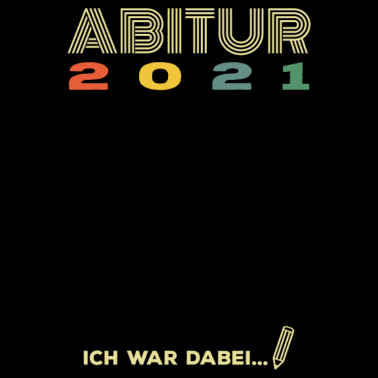 Motiv Abitur 2021 Erinnerung Vintage Retro