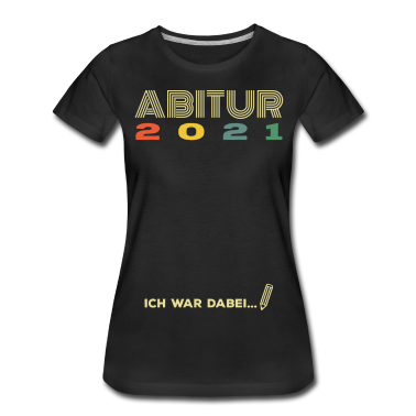 Schulabschluss T-Shirt - Abitur 2021 Erinnerung Vintage Retro