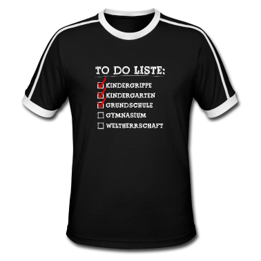 Schulabschluss T-Shirt - TO DO liste für Gymnasium Schulanfang Schulstart