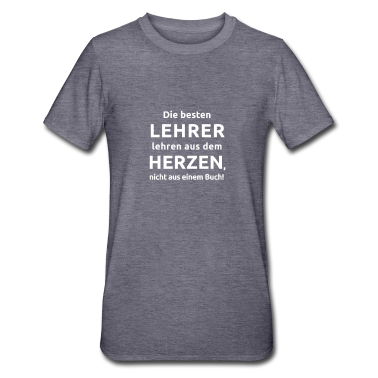 Schulabschluss T-Shirt - Lehrer Spruch aus dem Herzen nicht Buch Geschenk