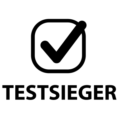 Motiv Testsieger Design