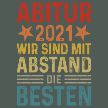 Motiv Abitur 2021 Wir sind mit Abstand die Besten Abi