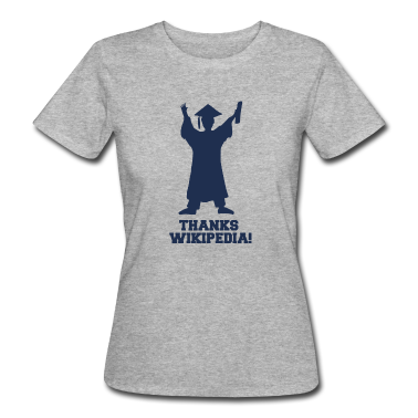 Schulabschluss T-Shirt - Abitur / Schulabschluss: Thanks Wiki.pedia!