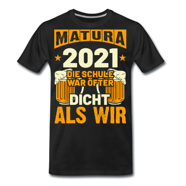 Schulabschluss T-Shirt - Matura 2021 Abitur Schulabschluss
