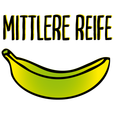 Motiv Mittlere Reife Schulabschluss Banane