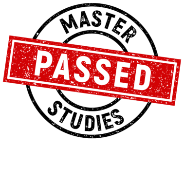 Motiv Master Diplom Schulabschluss Prüfung Bestanden