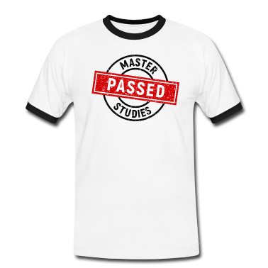 Schulabschluss T-Shirt - Master Diplom Schulabschluss Prüfung Bestanden