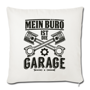 Geschenk für Opa Kissenbezug - Mein Büro die Garage Schrauber Mechaniker