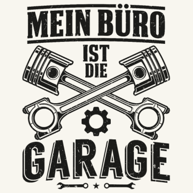 Motiv Mein Büro die Garage Schrauber Mechaniker