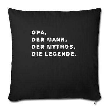 Geschenk für Opa Kissenbezug - Opa. Mann. Mythos. Legende. Geschenk für Opa