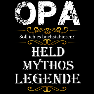 Motiv Opa Mythos Shirt | Geschenk für Opa