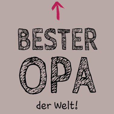 Motiv Bester Opa der Welt - Pfeil - für Opa Großvater