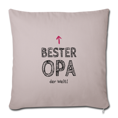 Geschenk für Opa Kissenbezug - Bester Opa der Welt - Pfeil - für Opa Großvater