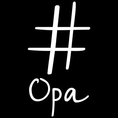 Motiv #Opa Hashtag Social Media I Geschenkidee für Opa