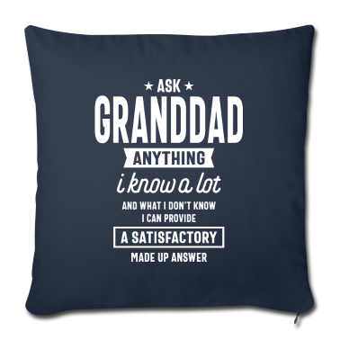 Geschenk für Opa Kissenbezug - Fragen Sie Opa Alles Witzige Opa Opa