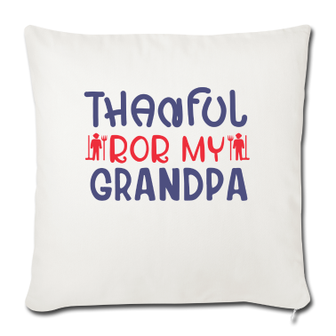 Geschenk für Opa Kissenbezug - dankbar für meinen Opa