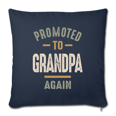 Geschenk für Opa Kissenbezug - Wieder zum Opa befördert - Vater und Opa