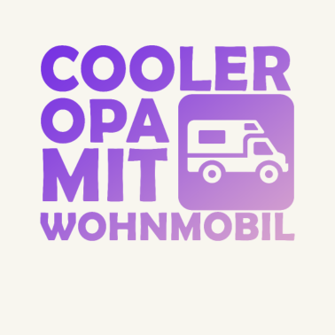 Motiv Cooler Opa Mit Wohnmobil Camping Geschenk für Opa