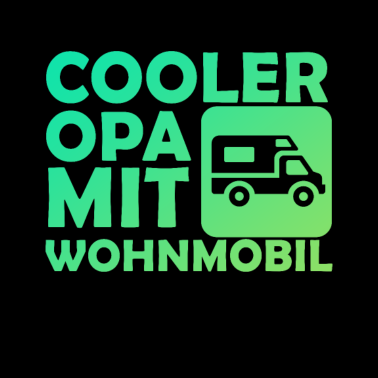 Motiv Cooler Opa Mit Wohnmobil Camping Geschenk für Opa