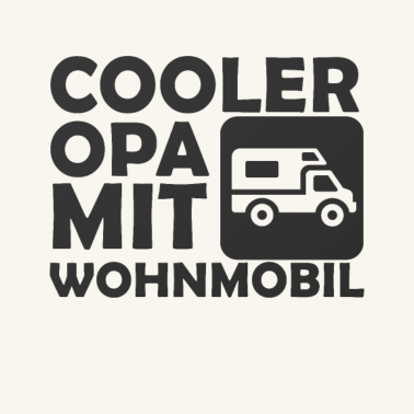 Motiv Cooler Opa Mit Wohnmobil Camping Geschenk für Opa
