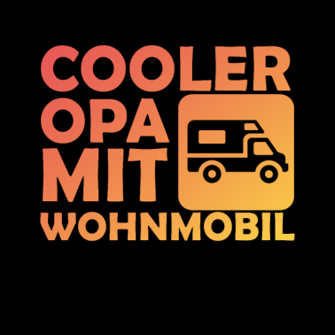 Motiv Cooler Opa Mit Wohnmobil Camping Geschenk für Opa