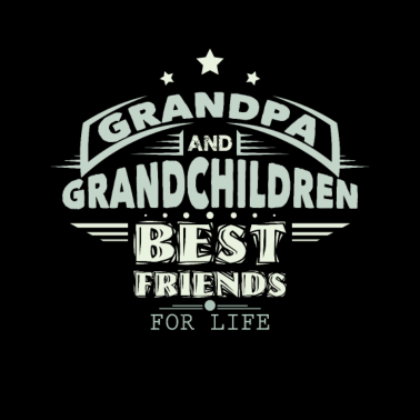 Motiv Opa und Enkelkinder