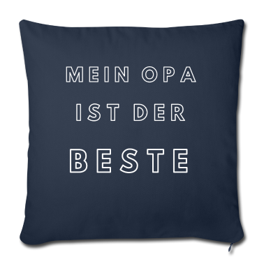 Geschenk für Opa Kissenbezug - Mein Opa ist der Beste - süßer Spruch für den Opa