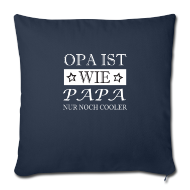 Geschenk für Opa Kissenbezug - Opa ist wie Papa nur noch cooler