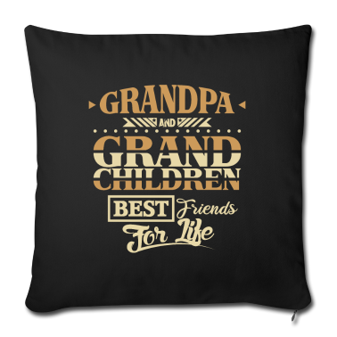 Geschenk für Opa Kissenbezug - Opa und Enkel