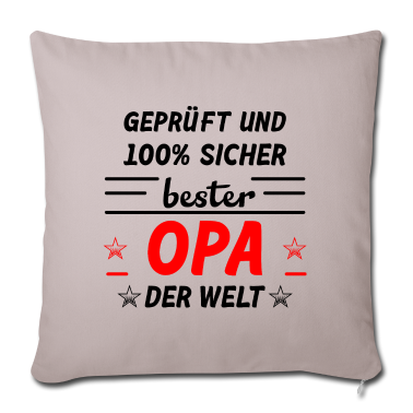 Geschenk für Opa Kissenbezug - Opa I Bester Opa I Opa Geburtstag I Vatertag Opa