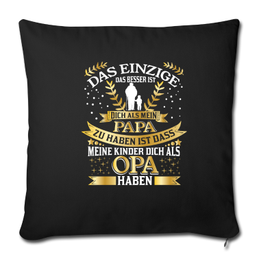Geschenk für Opa Kissenbezug - Tolles T-Shirt für Opa und Großvater mit Stolz
