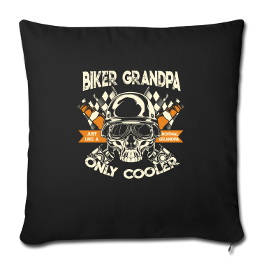 Geschenk für Opa Kissenbezug - Biker Opa Geschenk für Motorradfahrer Vatertag