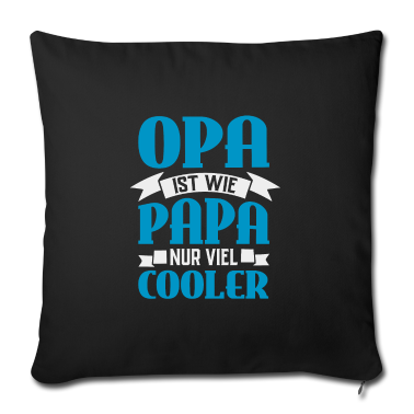 Geschenk für Opa Kissenbezug - Opa ist wie Papa nur viel Cooler