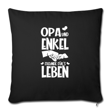 Geschenk für Opa Kissenbezug - Opa und Enkel - Freunde für's Leben für einen Opa