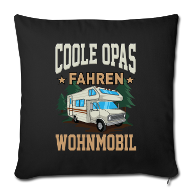 Geschenk für Opa Kissenbezug - Wohnmobil Camping Outfit Tshirt für Opa