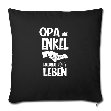 Geschenk für Opa Kissenbezug - Opa und Enkel - Freunde für's Leben für einen Opa
