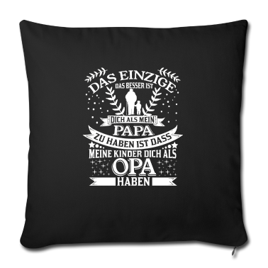 Geschenk für Opa Kissenbezug - Geschenkideen für Papa und Opa