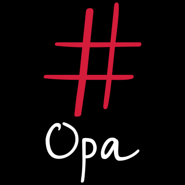 Motiv #Opa Hashtag Social Media I Geschenkidee für Opa