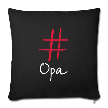 Geschenk für Opa Kissenbezug - #Opa Hashtag Social Media I Geschenkidee für Opa