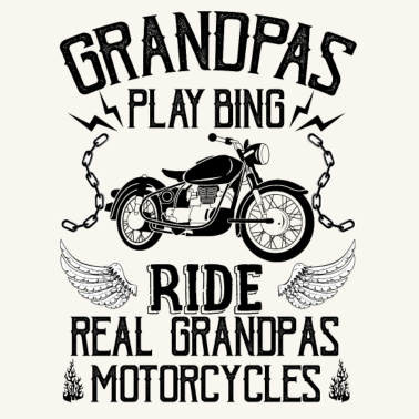 Motiv Opa Motorrad