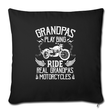 Geschenk für Opa Kissenbezug - Opa Motorrad