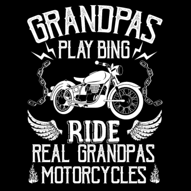 Motiv Opa Motorrad