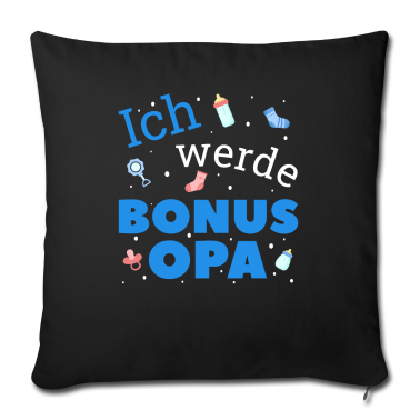 Geschenk für Opa Kissenbezug - Werdender Opa für Opis Ich werde Bonus Opa