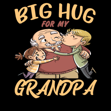 Motiv Große Umarmung Für Meinen Opa