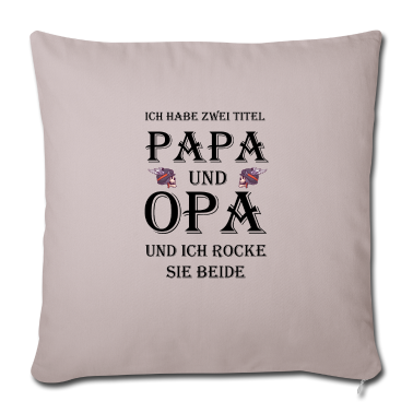 Geschenk für Opa Kissenbezug - PAPA OPA